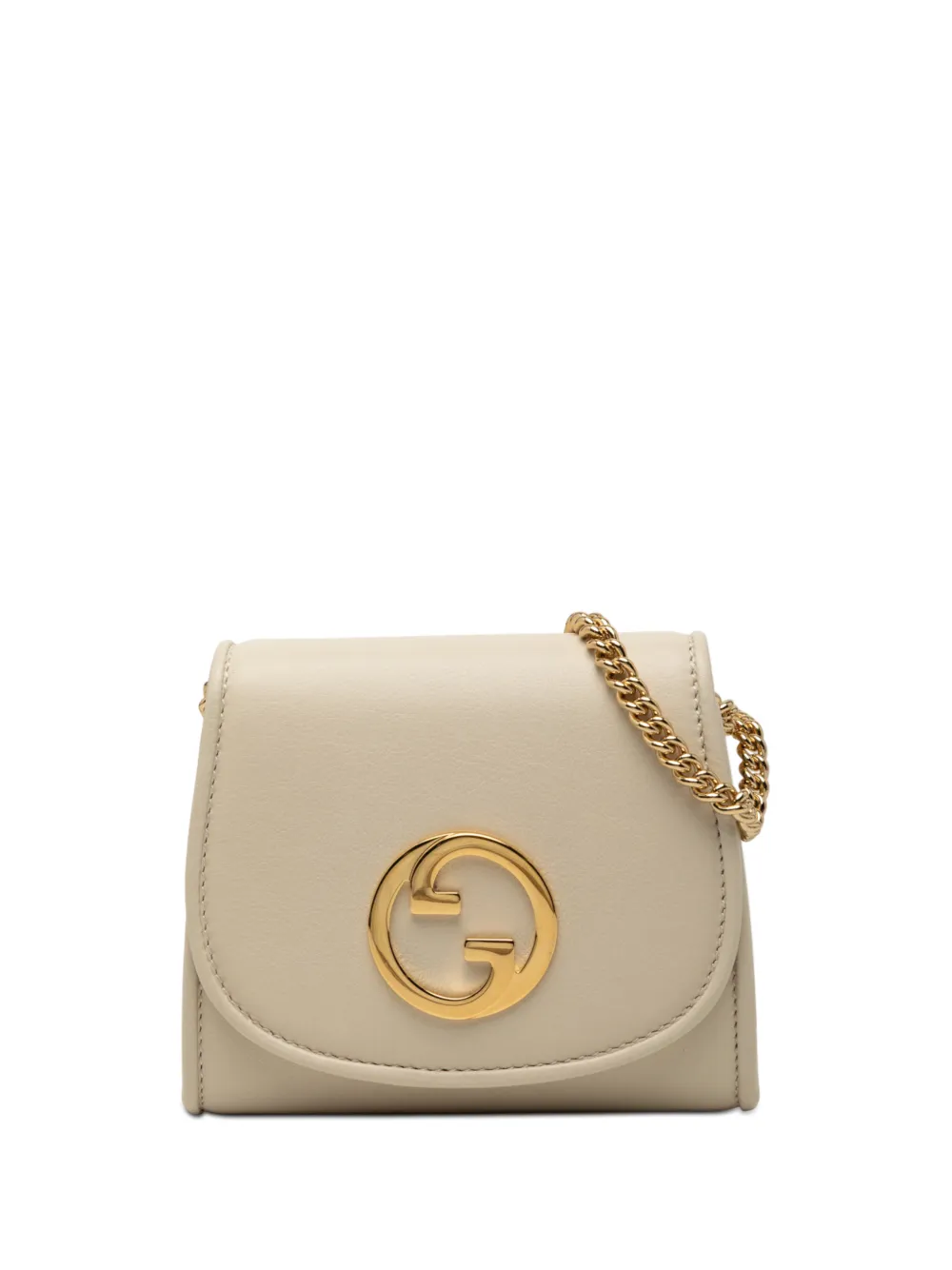 Gucci Pre-Owned 2016-2026 Medium Calfskin Blondie Wallet on Chain crossbody bag - Bianco