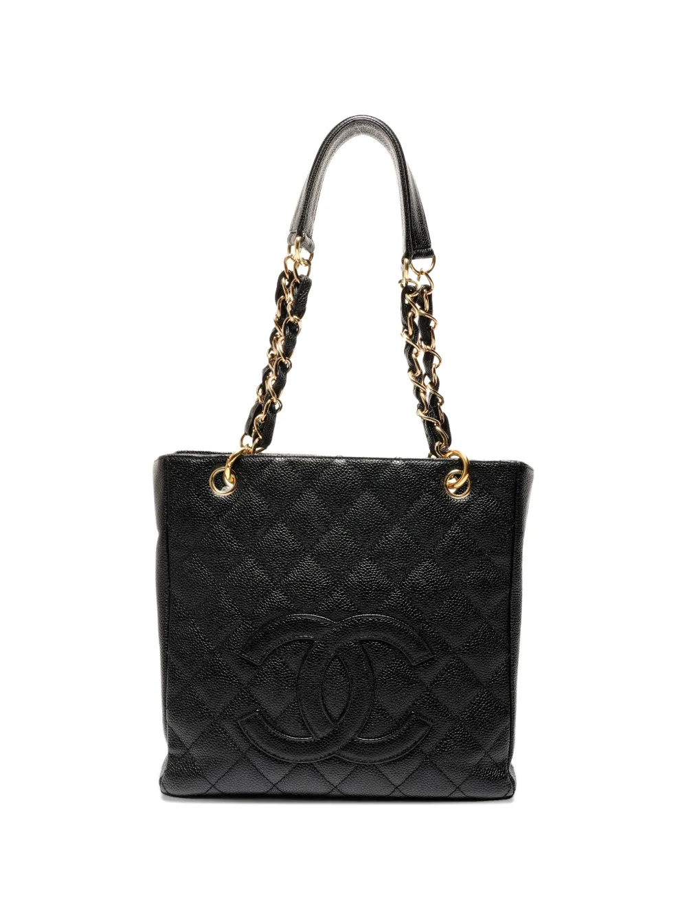 CHANEL Pre-Owned 2003-2004 leather tote bag - Nero