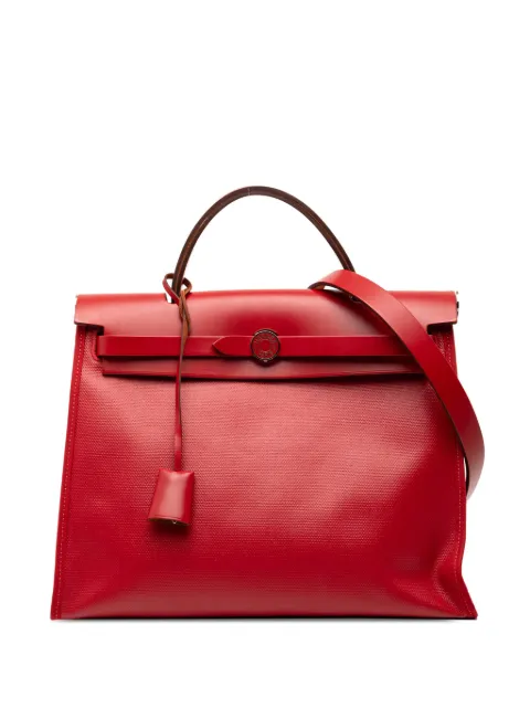 Hermès Pre-Owned 2019 H Berline and Hunter Herbag Zip 31 satchel