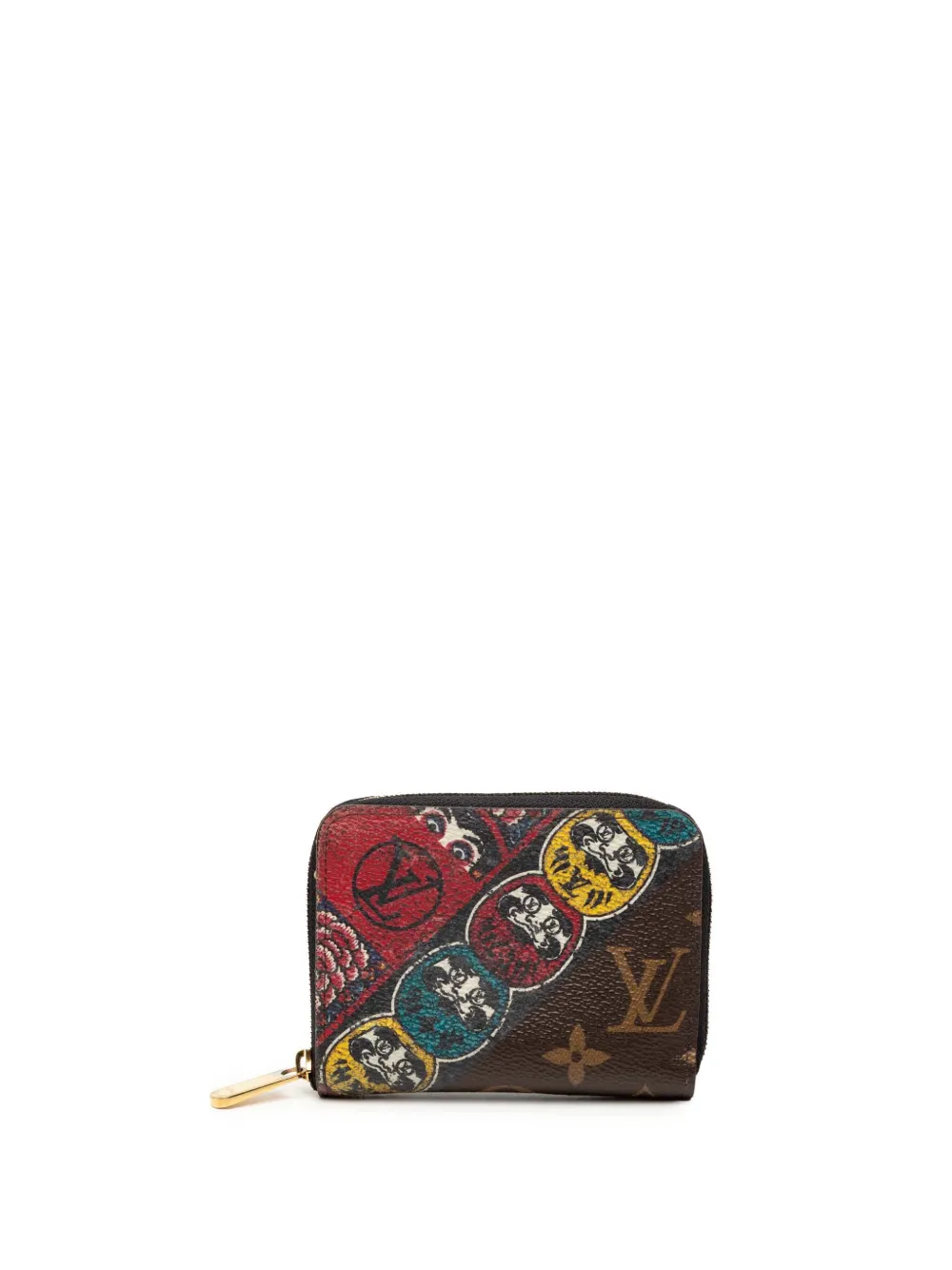 Louis Vuitton Pre-Owned 2017 Kansai Yamamoto Monogram Kabuki Zippy Purse coin pouch - Marrone