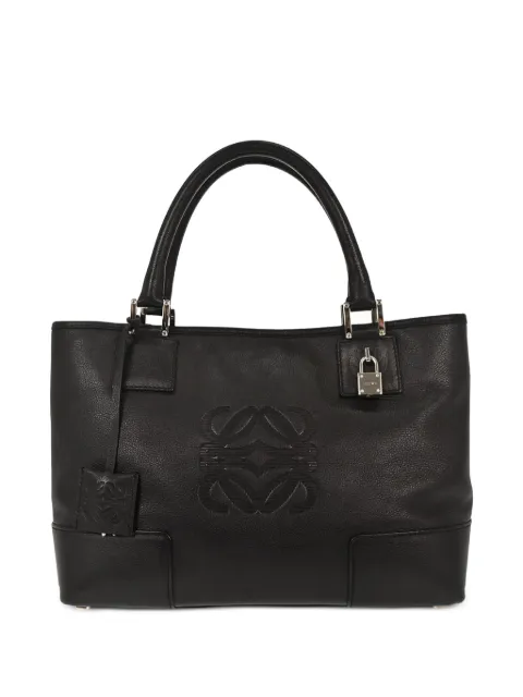 Loewe Pre-Owned 2008 Fusta embossed tote bag
