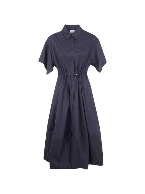 Mantu drawstring shirt dress