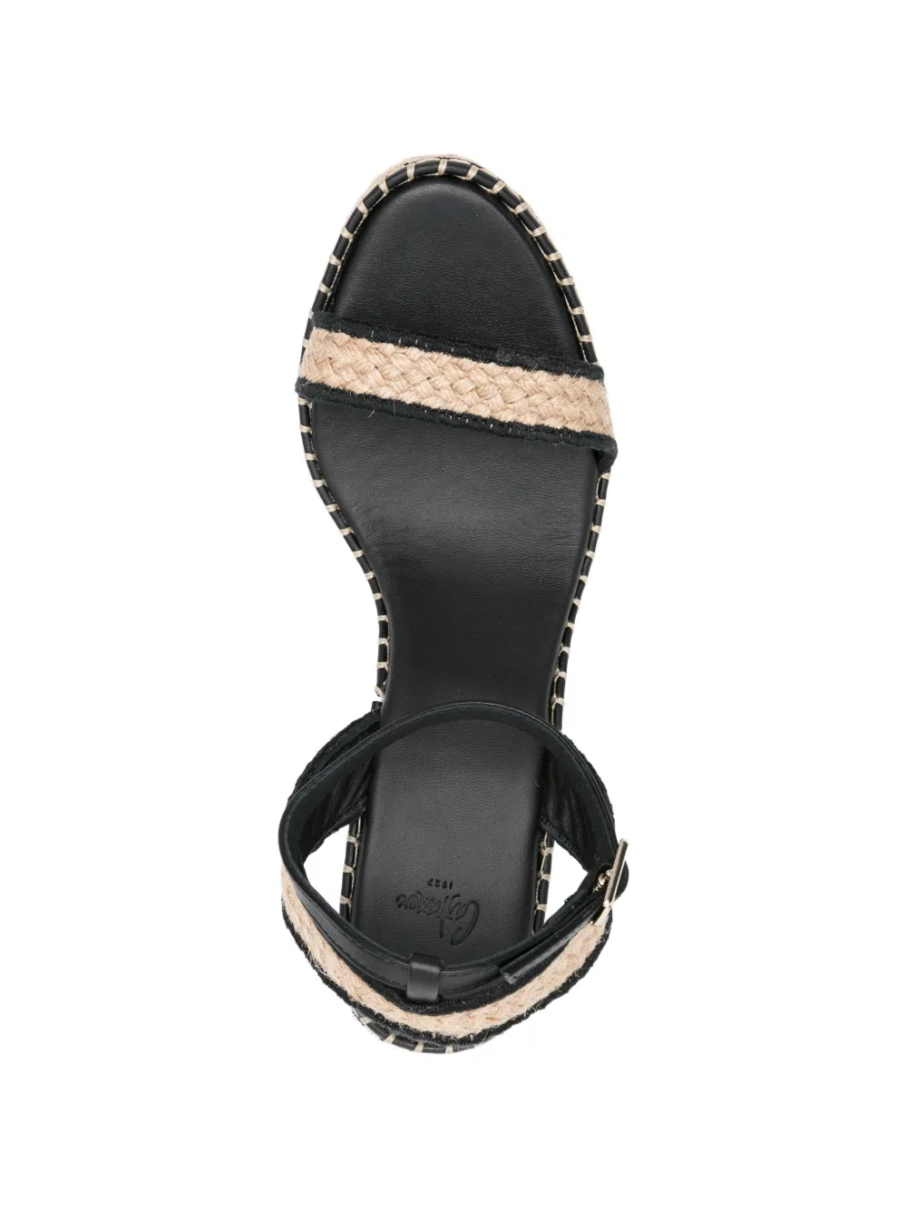 Castañer Espadrilles met sleehak Beige