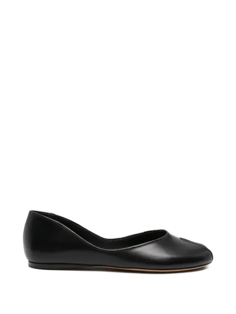 Jude peep-toe ballet flats