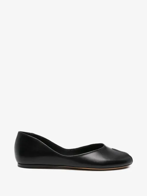 Jude peep-toe ballet flats