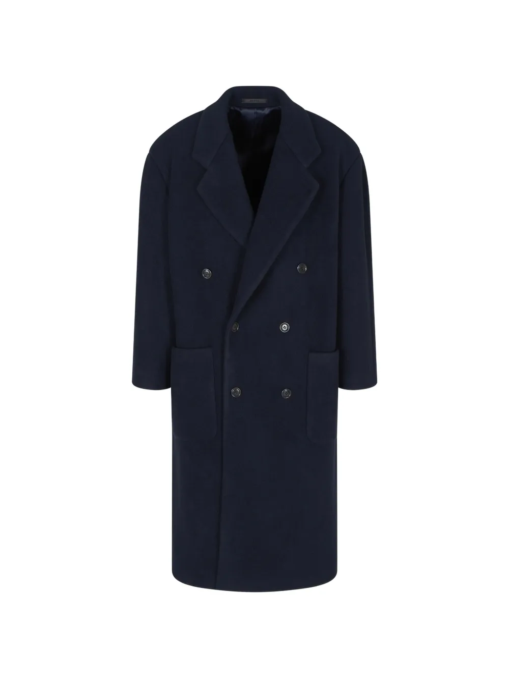 Giorgio Armani navy blue double-breasted coat