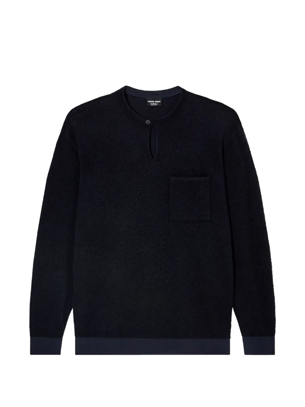 Giorgio Armani Maglione con taschino - Blu