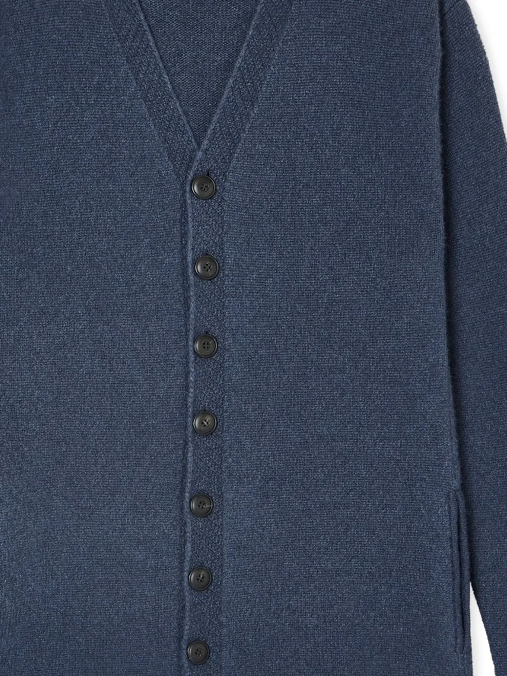 Giorgio Armani Kasjmier vest met V-hals Blauw