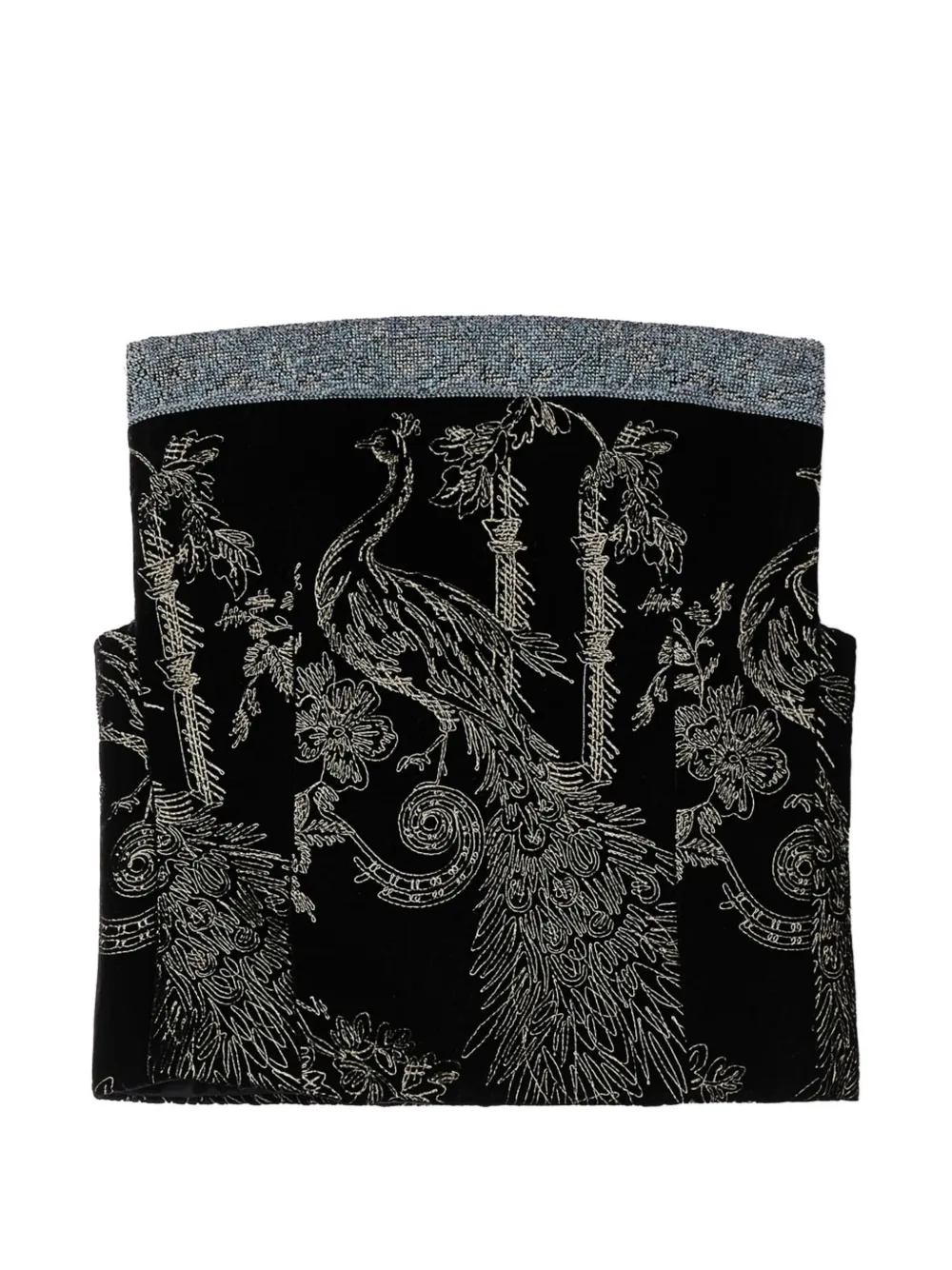 Giorgio Armani velvet top - Nero