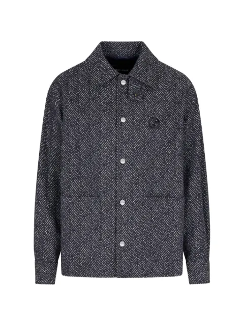 Giorgio Armani jacquard shirt jacket
