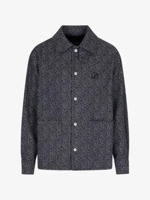 Giorgio Armani jacquard shirt jacket