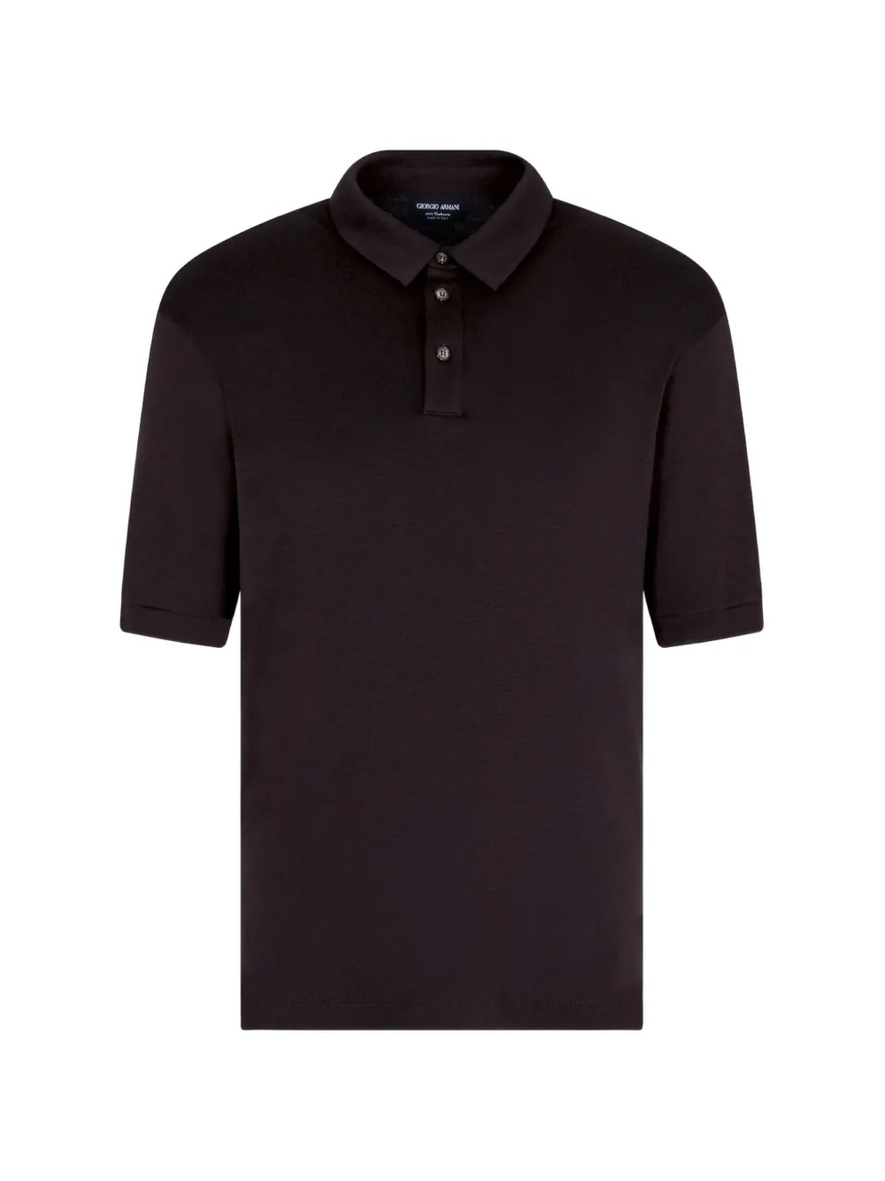 Giorgio Armani cashmere polo shirt - Marrone
