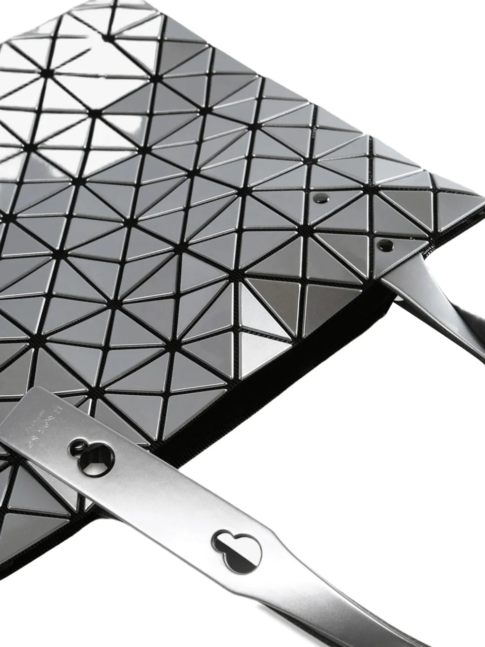BAO BAO ISSEY MIYAKEシルバートートバッグ Bao Bao Issey Miyake Lucent ジオメトリック トートバッグ | シルバー