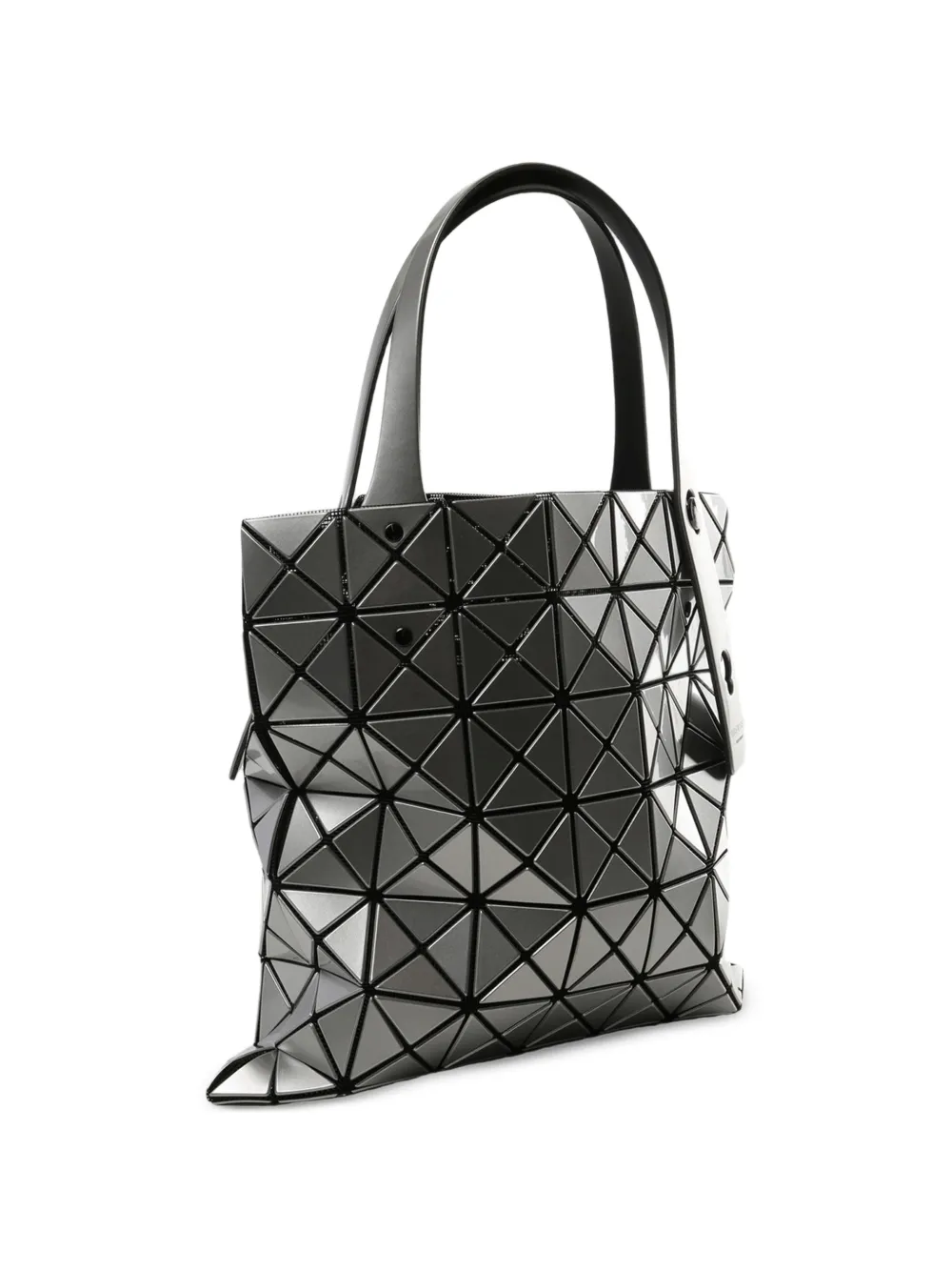 BAO BAO ISSEY MIYAKEシルバートートバッグ Bao Bao Issey Miyake Lucent ジオメトリック トートバッグ | シルバー