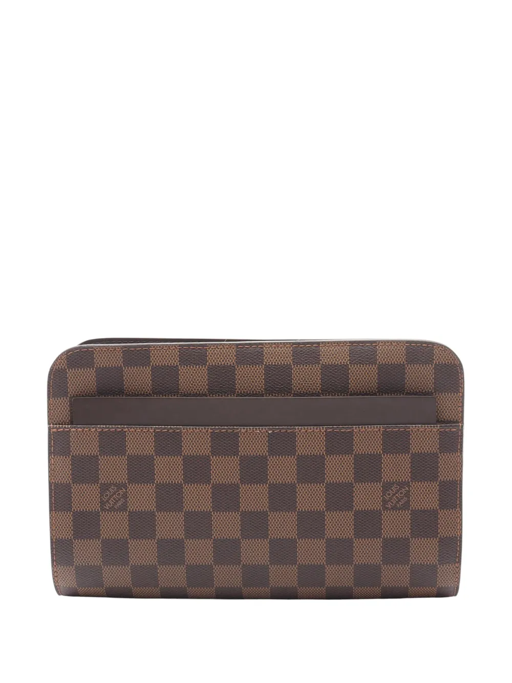 Louis Vuitton Pre-Owned 2014 Damier Ebene Saint Louis clutch bag - Marrone