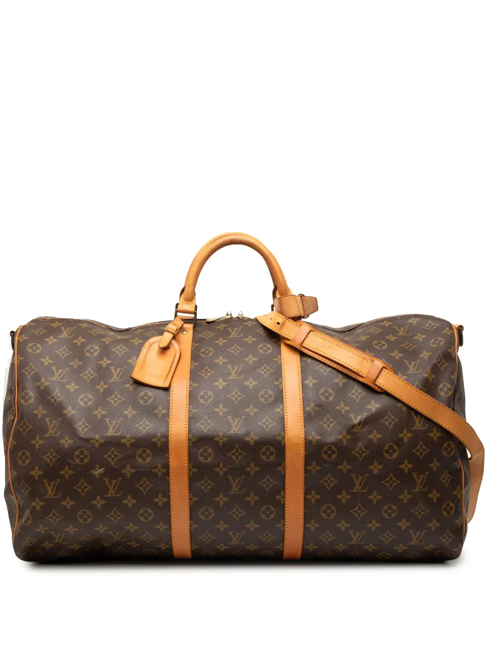 Louis Vuitton Pre-Owned 1991 Monogram Keepall Bandouliere 60 travel bag - Marrone