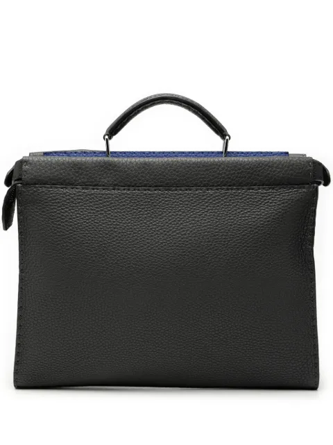 Fendi Pre-Owned 2000-2010 Large Leather Selleria Peekaboo Iconic Fit Bag business bag