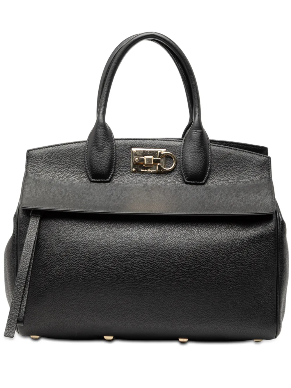 Ferragamo Pre-Owned 2010-2025 Leather Studio satchel - Nero