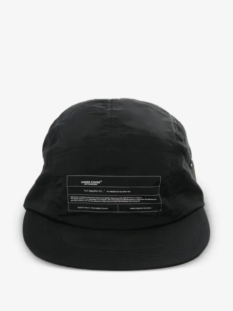 Undercover x Kijima Takayuki text-print cap