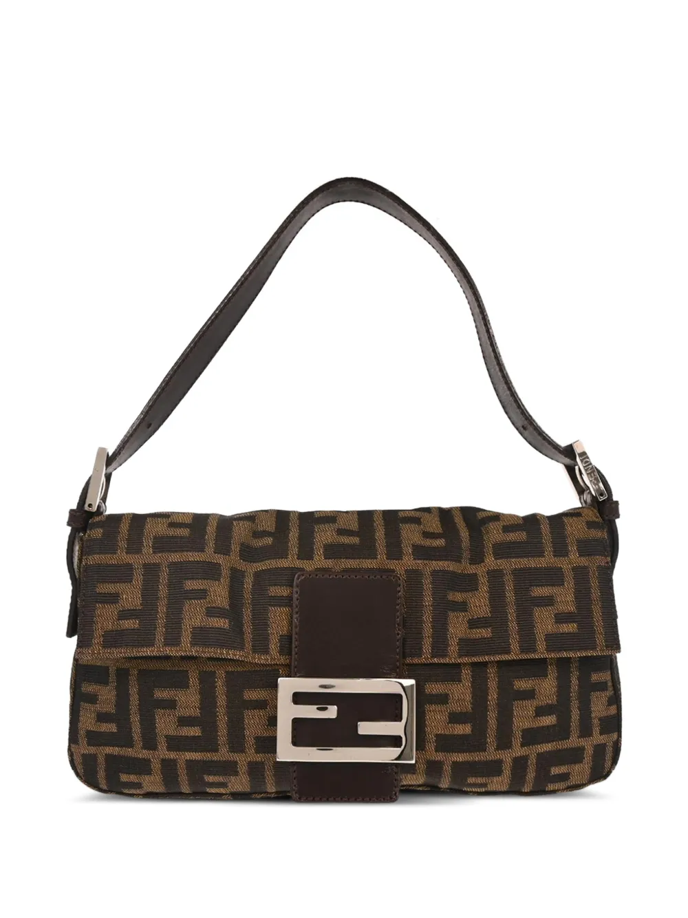 Fendi Pre-Owned Borsa a spalla Baguette con motivo Zucca 2009 - Marrone