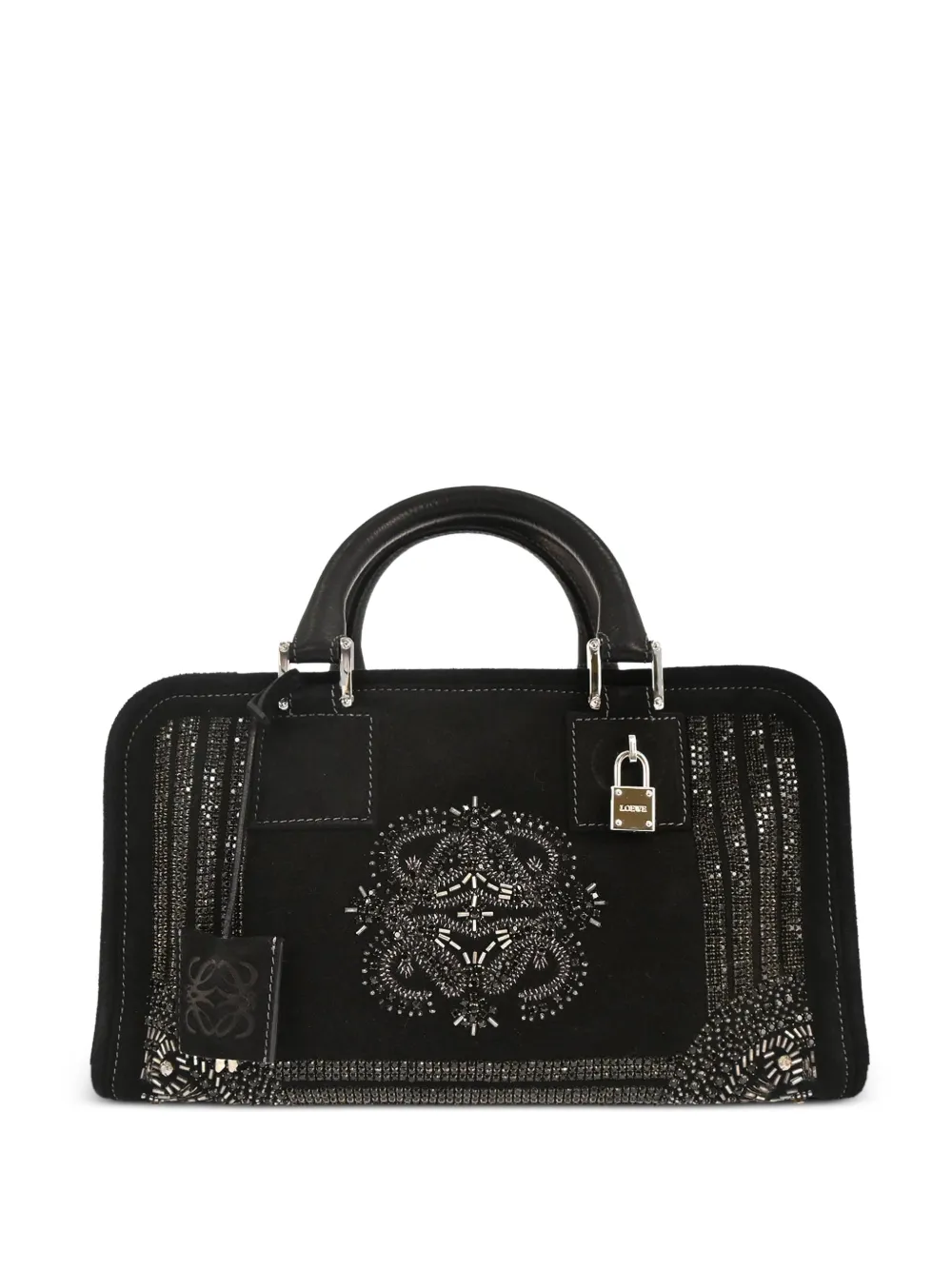 Loewe Pre-Owned Borsa tote Amazona 28 con decorazione 2007 - Nero