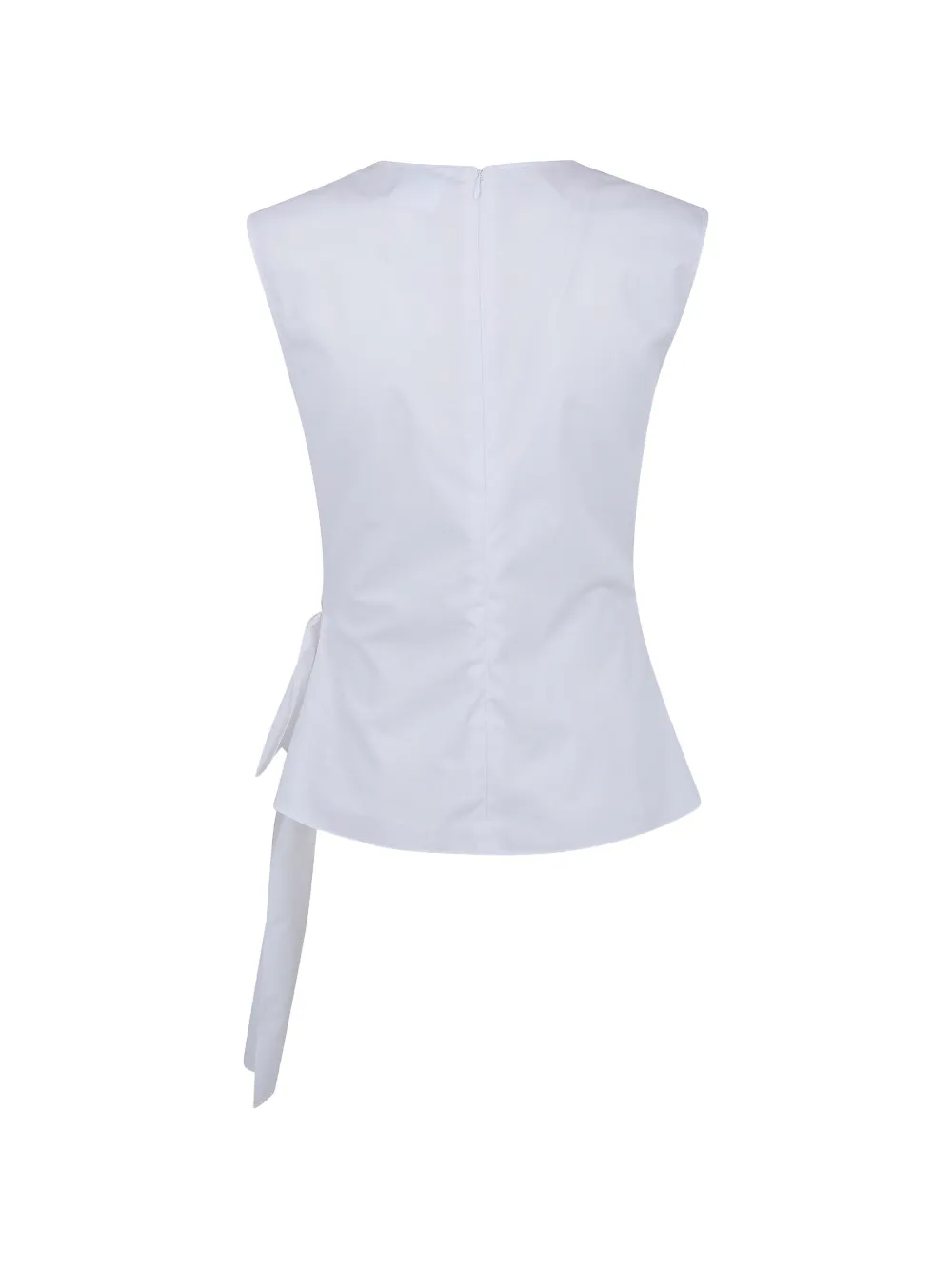  Mantu Sleeveless Tie-detail Top - White 
