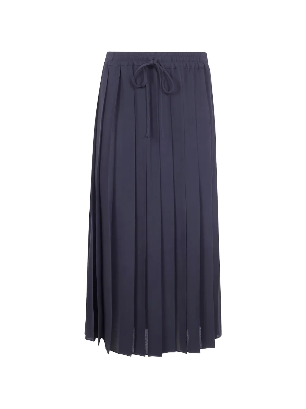 Mantu pleated drawstring midi skirt - Blu