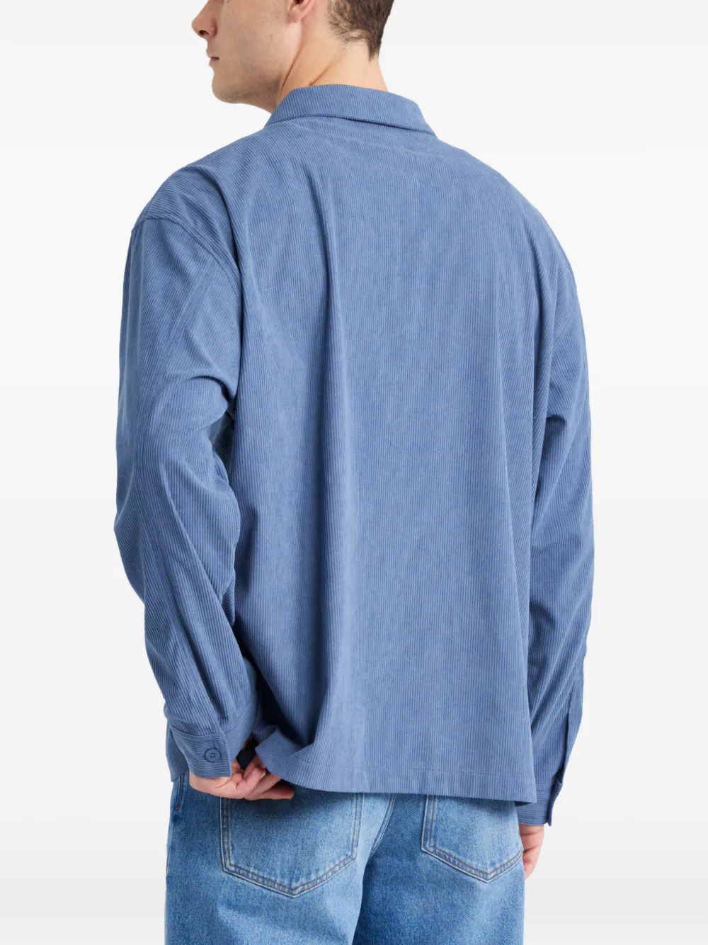 Off Duty Overhemd met zak Blauw