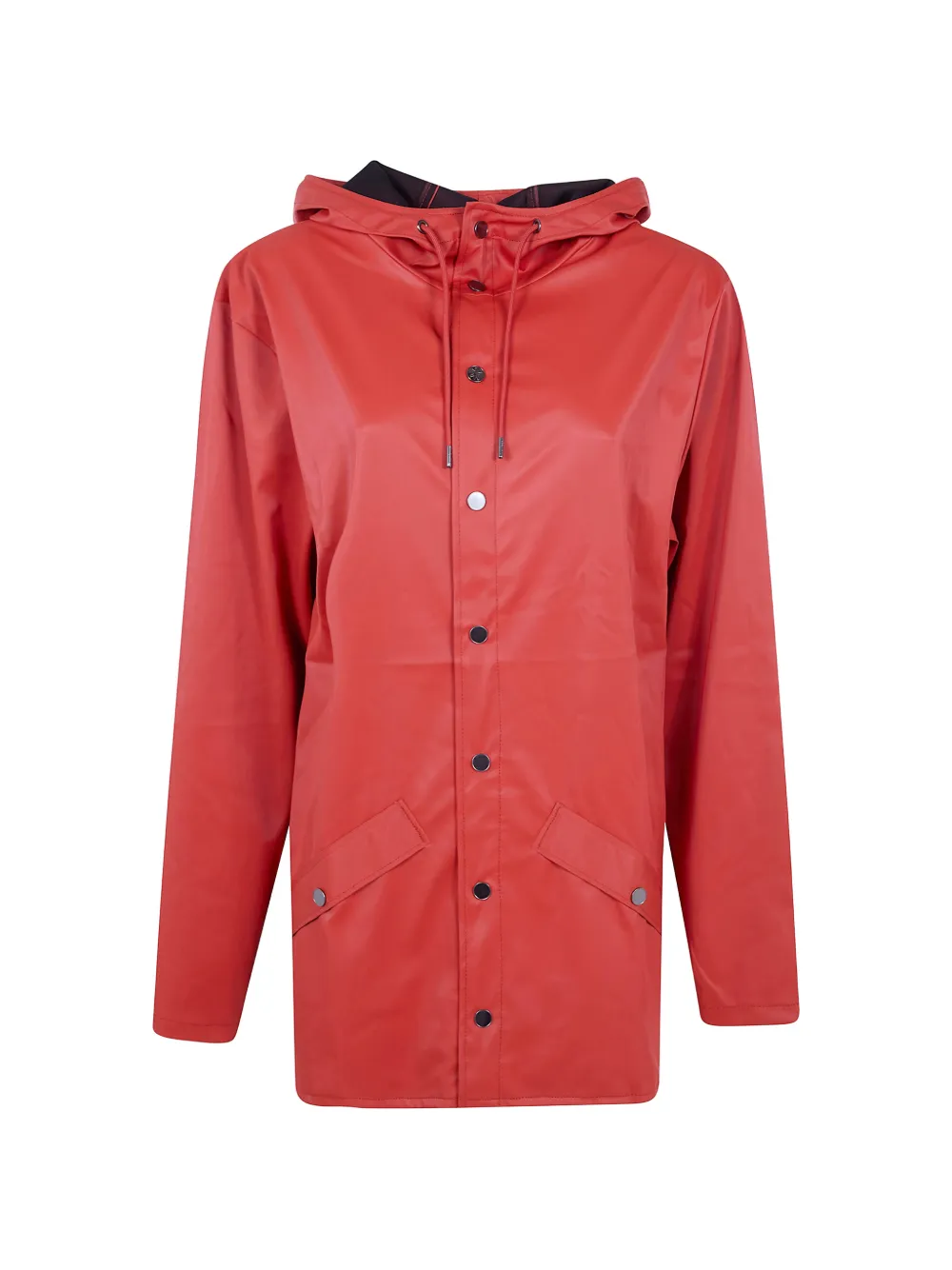 Rains Jacket hooded pocket jacket - Rosso