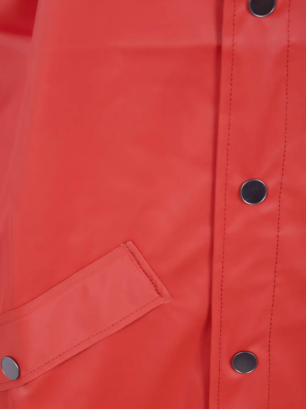  Rains Jacket Hooded Pocket Jacket - Red 