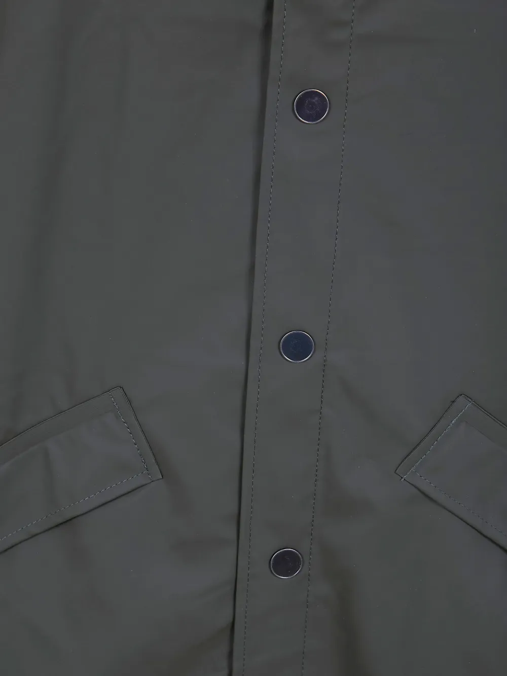  Rains Abrigo Long Jacket Con Capucha - Verde 