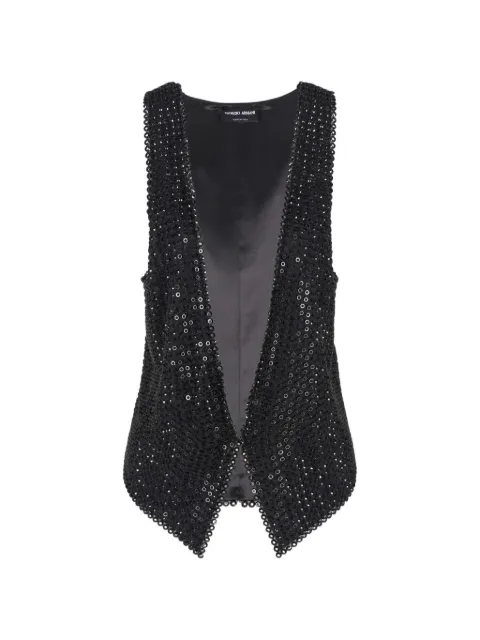 Giorgio Armani V-neck embellished waistcoat