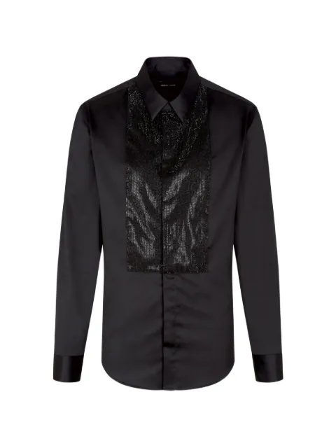 Giorgio Armani camisa con detalles de strass