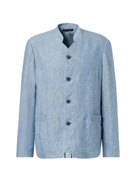 Giorgio Armani buttoned-collared blazer
