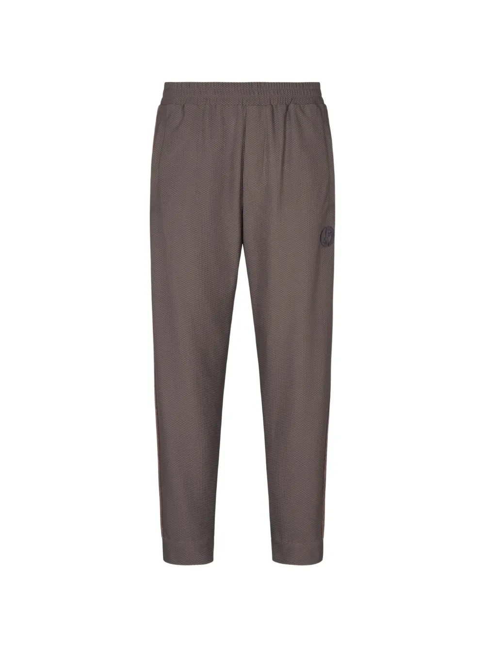 Giorgio Armani stripe logo trousers - Marrone