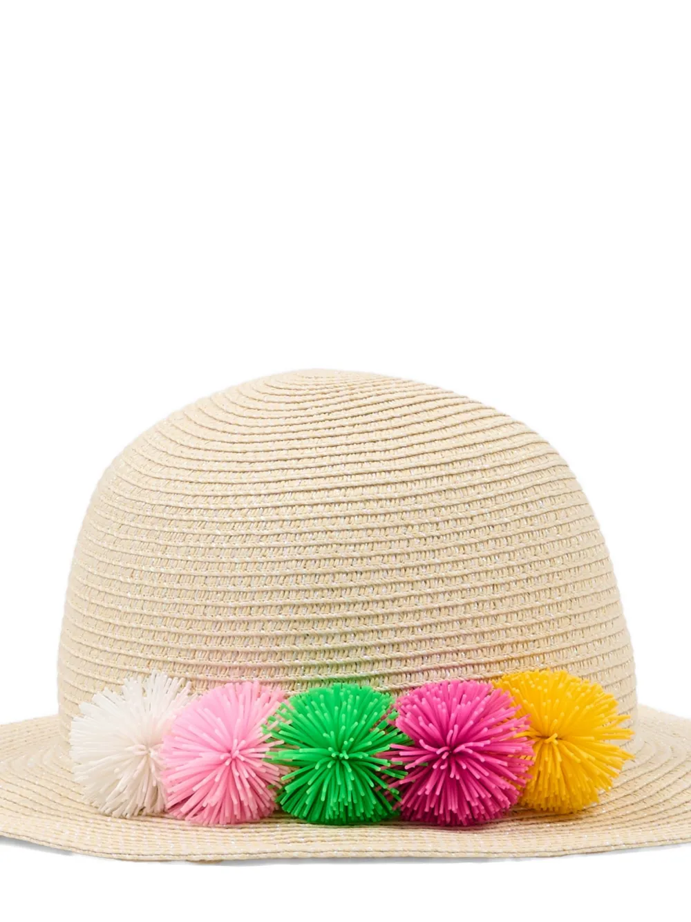  Billieblush Pom-pom Sun Hat - Neutrals 
