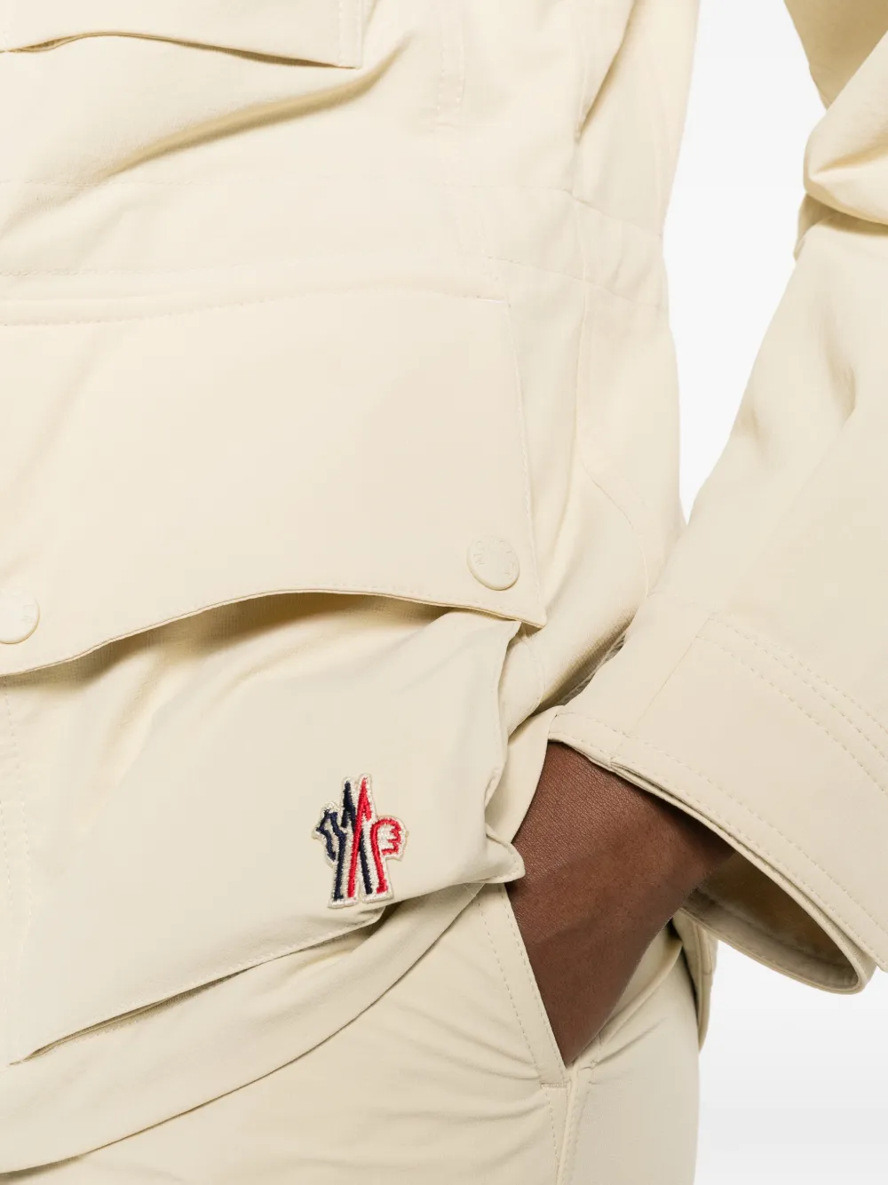 Moncler Grenoble Jack met zakken Beige
