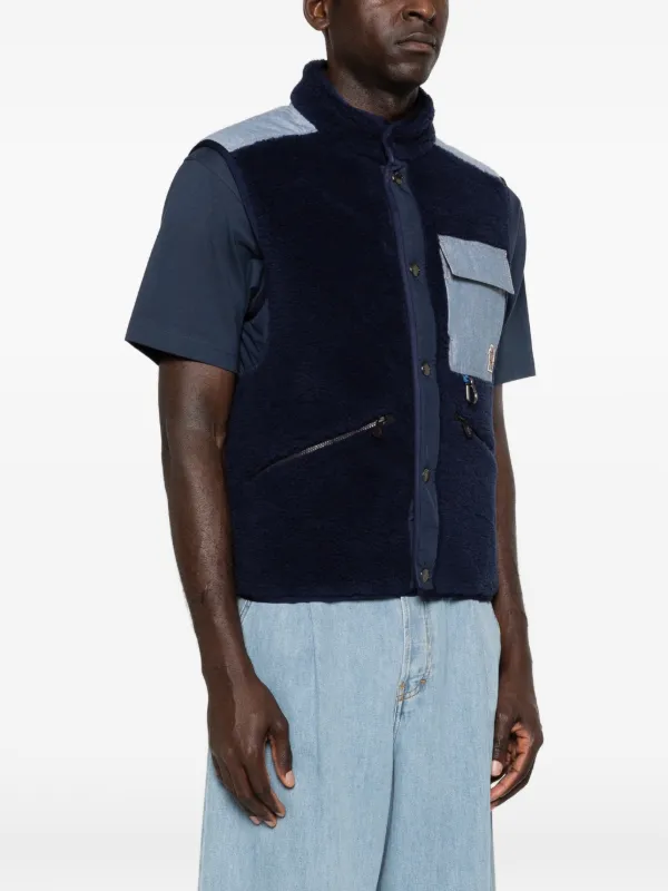 Moncler Grenoble チェストポケット ベスト | ブルー | FARFETCH JP