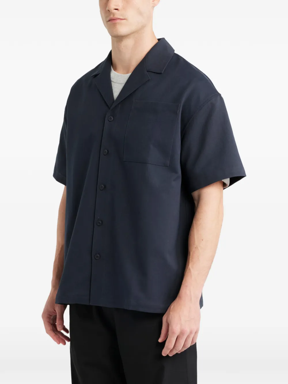  Off Duty Pocket Short-sleeve Shirt - Blue 