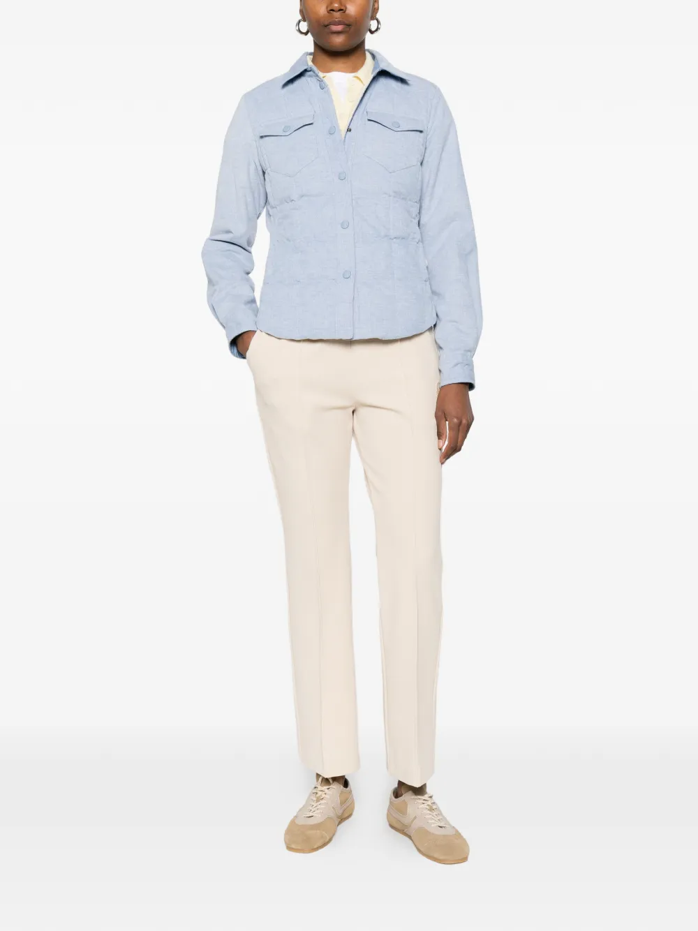 Moncler Grenoble Jack met borstzak Blauw