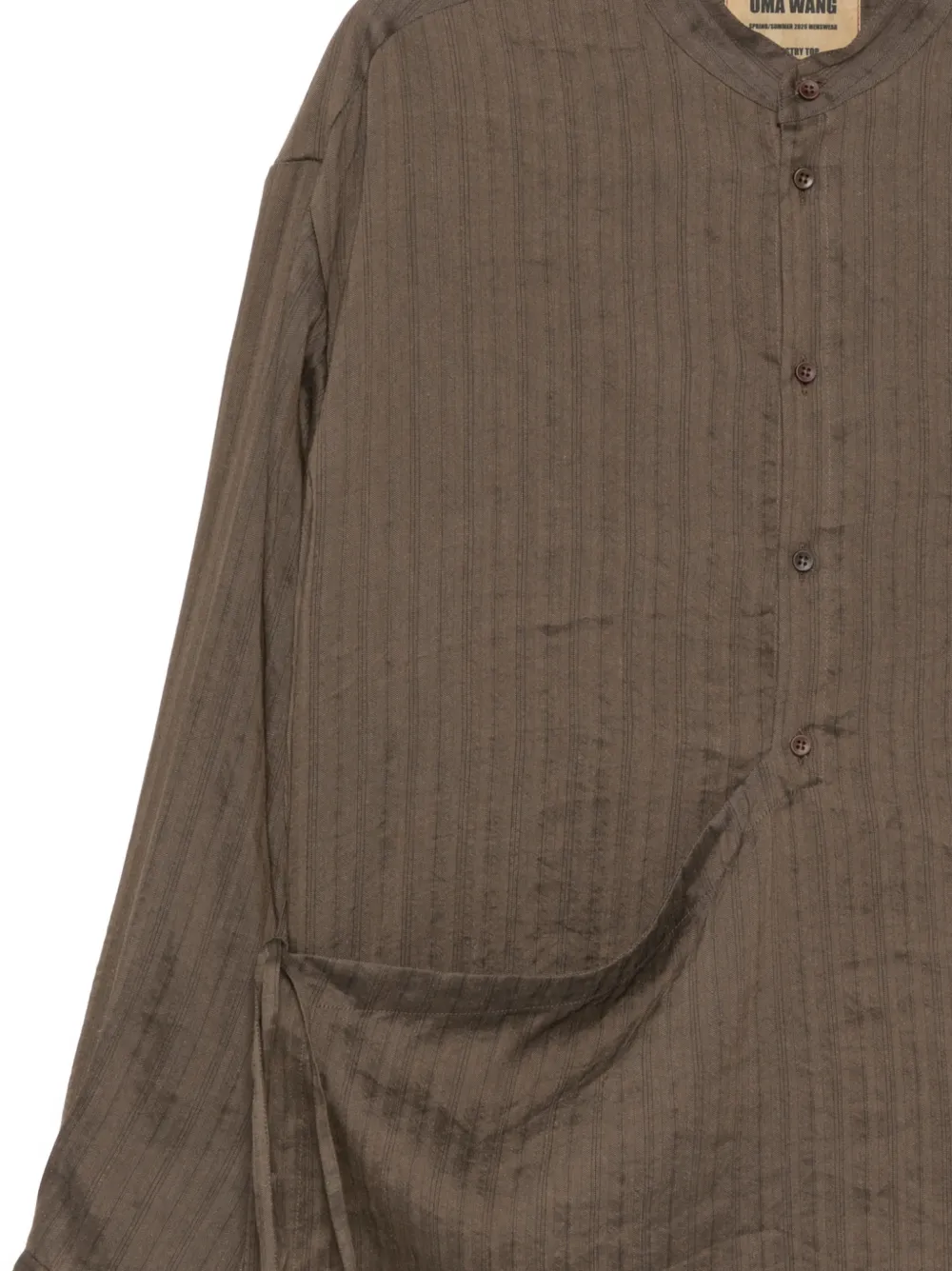  Uma Wang Tapestry Shirt - Brown 