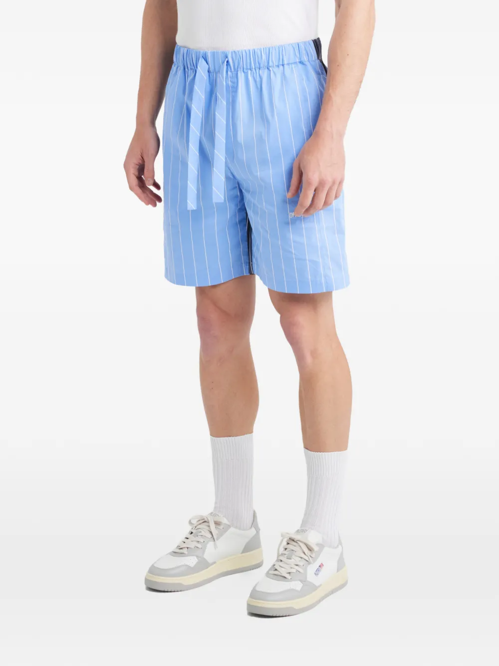 Off Duty Gestreepte shorts Blauw
