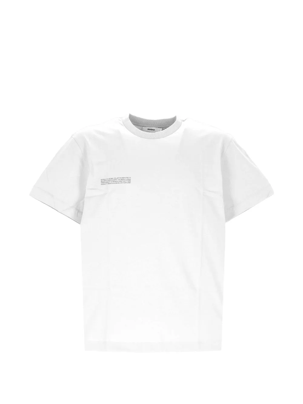 Pangaia 365 crew-neck text-print T-shirt - Bianco