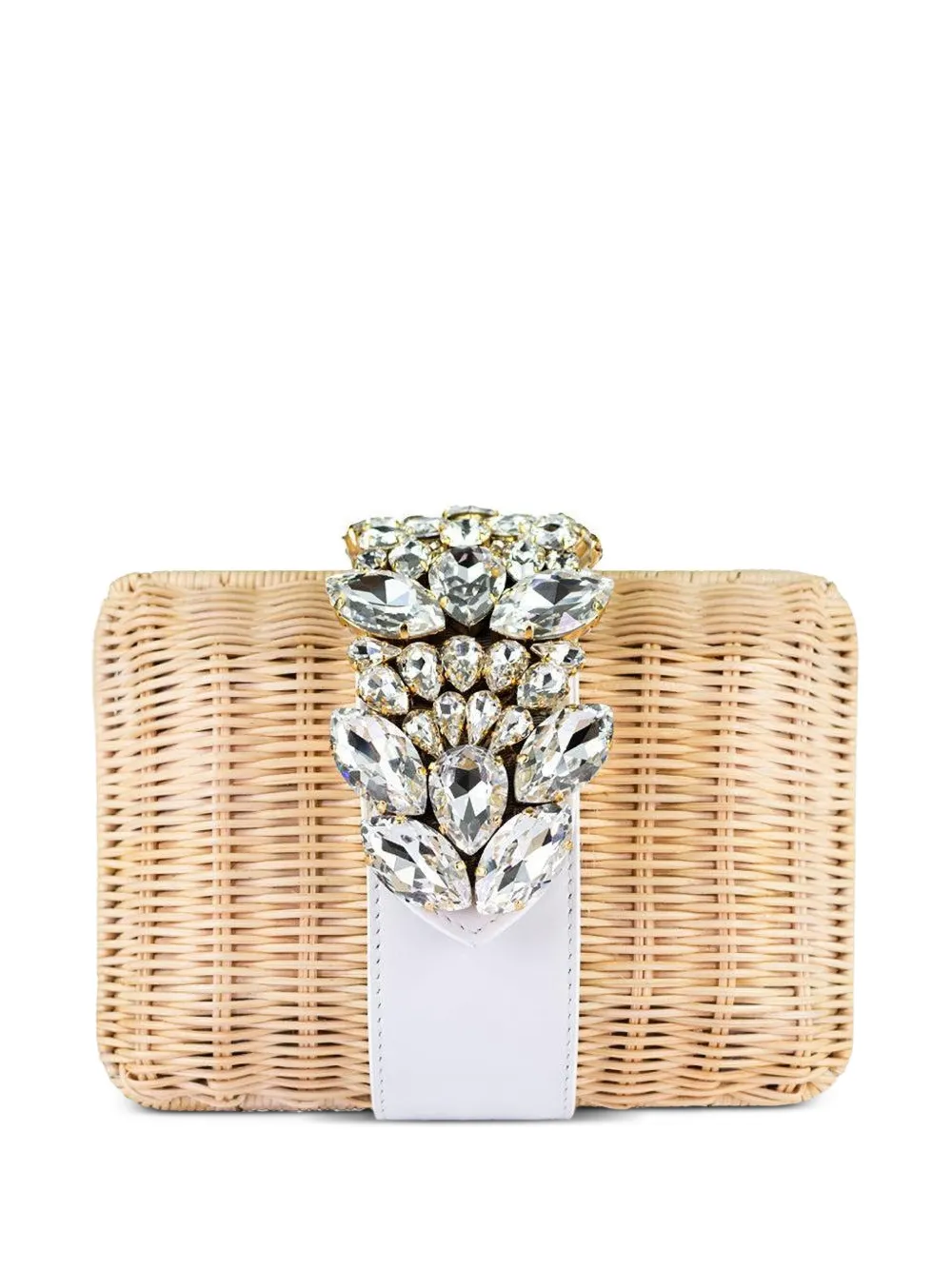 Gedebe Clutch Capri con cristalli - Toni neutri