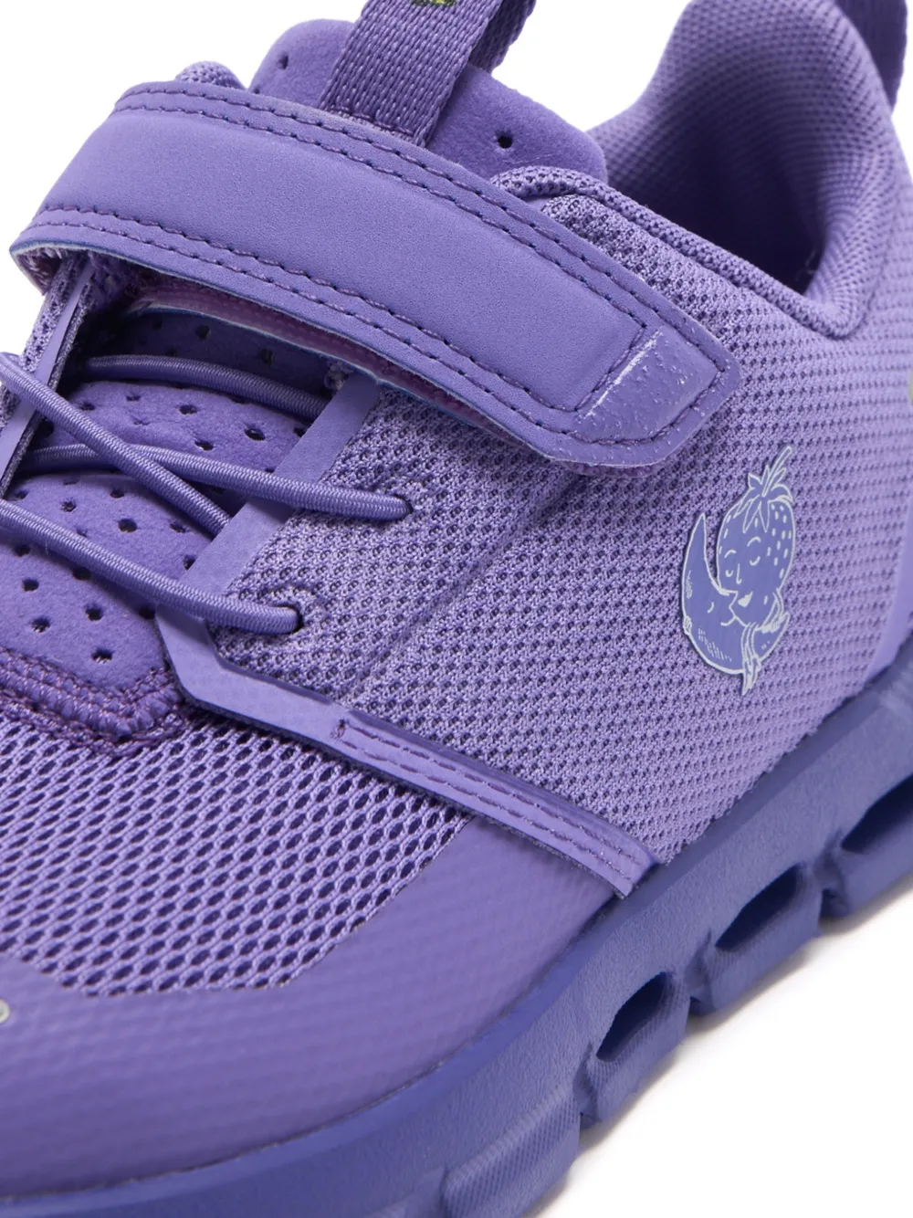 on running kids Cloud Play SHF sneakers met klittenband en logo Paars