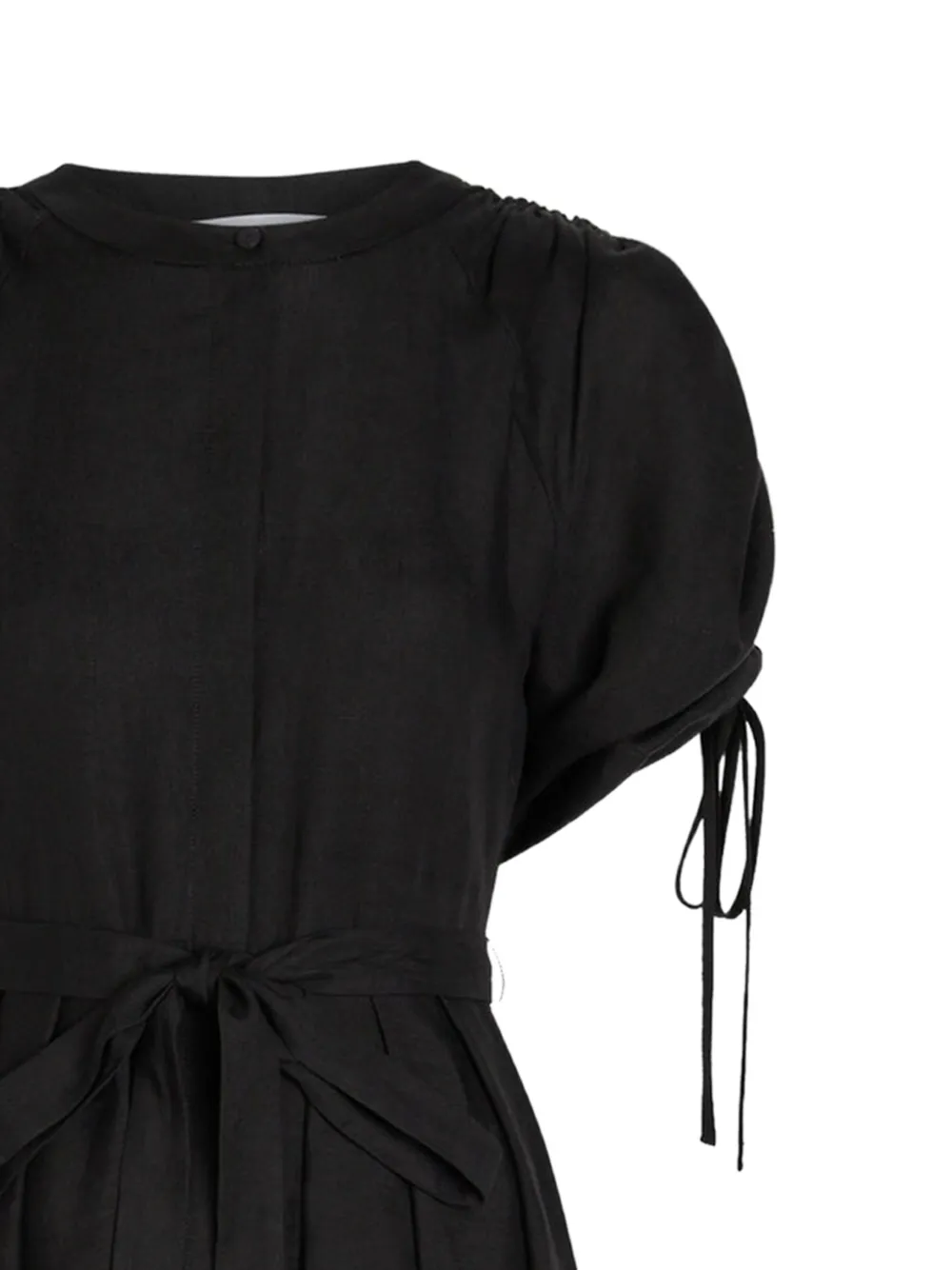 Gabriela Hearst Midi-jurk met gestrikt detail Zwart