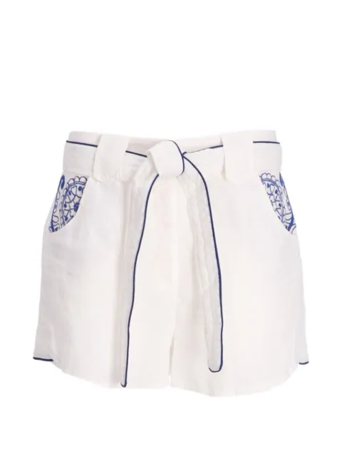 GREEK ARCHAIC KORI pockets belt shorts