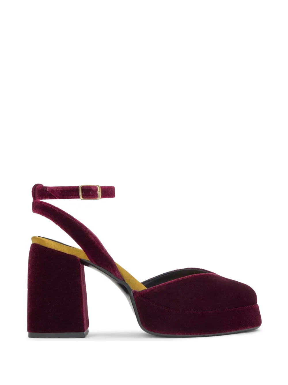 Castañer Verona ankle strap platform pumps - Rosso