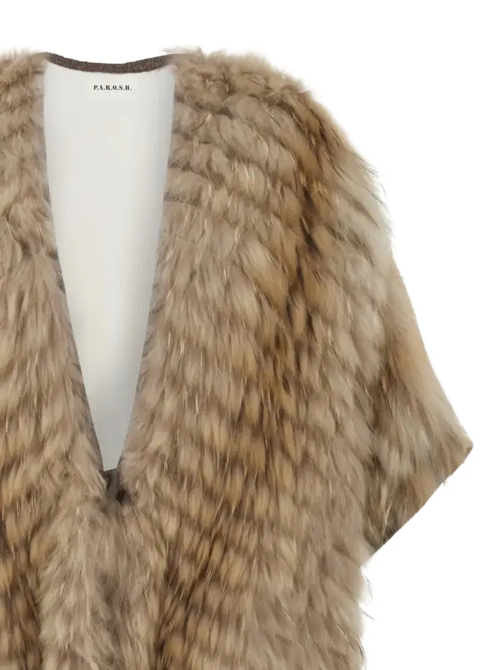  P.a.r.o.s.h. Fur Gilet - Neutrals 
