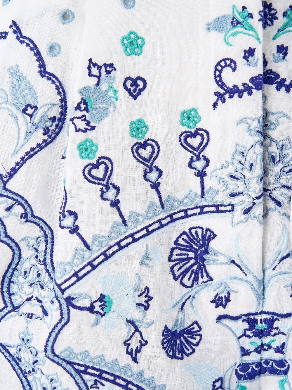 Camilla Shorts met print Wit